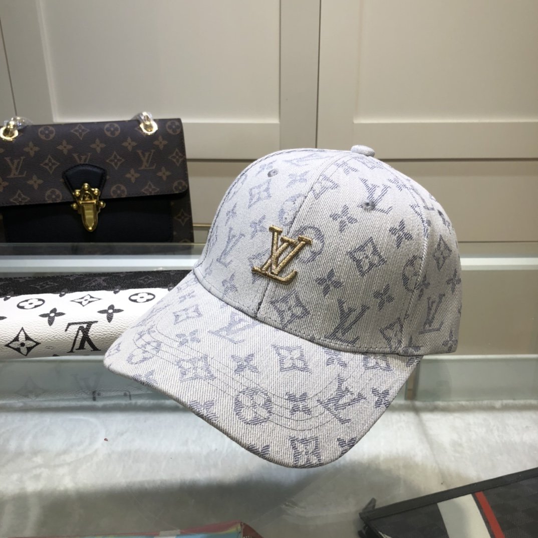 LV vintage check baseball CAP - LV