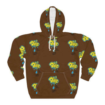 Unisex Pullover Hoodie BROWN (AOP) _ DSK