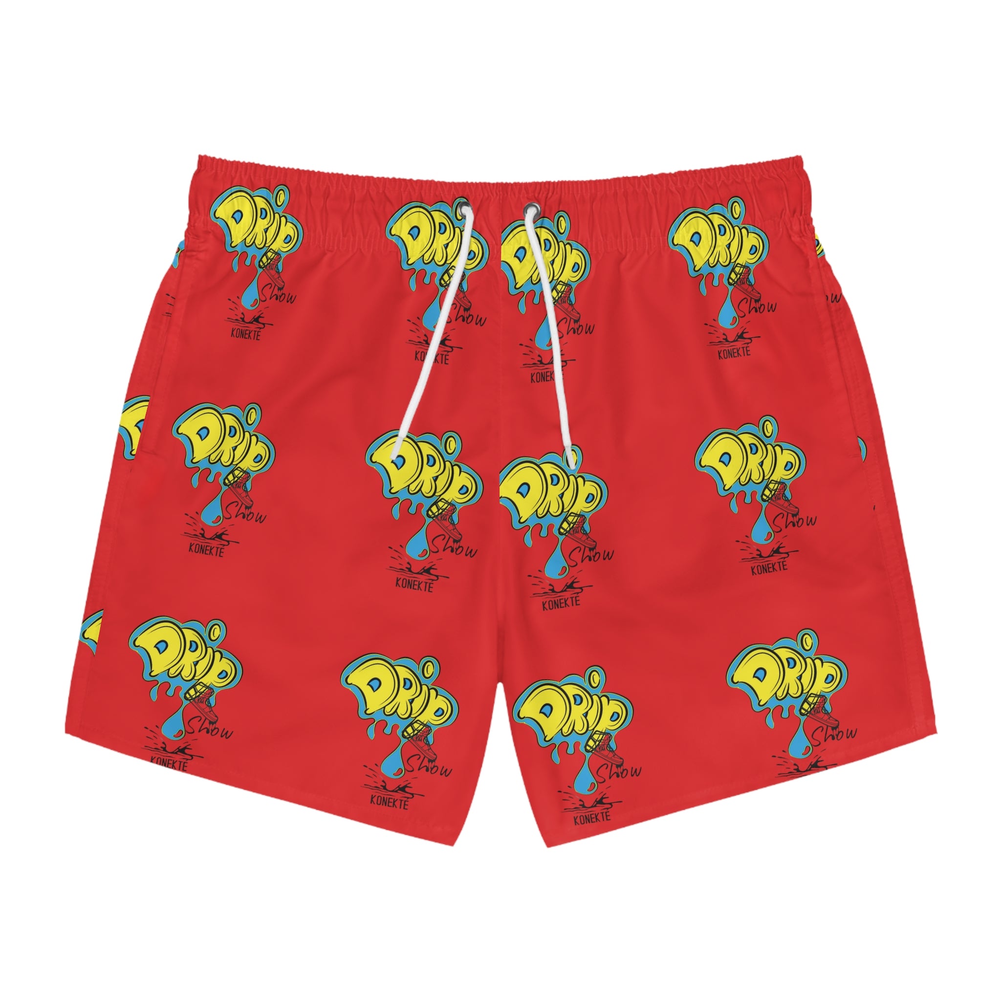 Swim Trunks LOGO ALL AREA RED (AOP) _ DSK