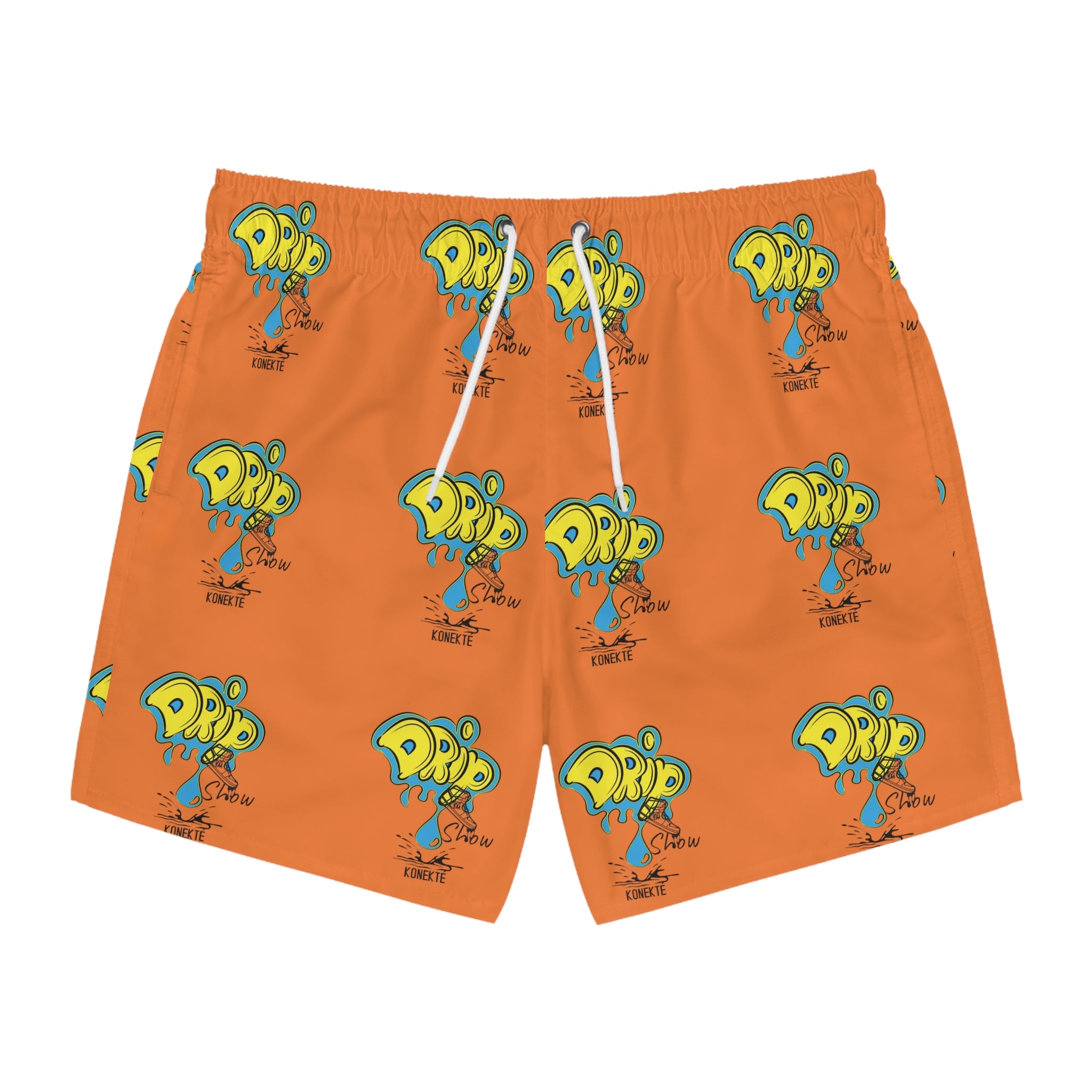 Swim Trunks LOGO ALL AREA ORANGE (AOP) _ DSK