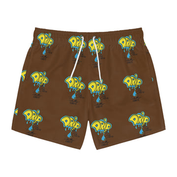 Swim Trunks LOGO ALL AREA BROWN (AOP) _ DSK