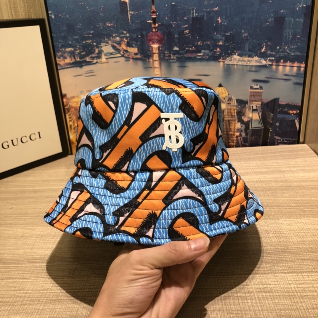 Burberry| Unisex Street Style Bucket Hats