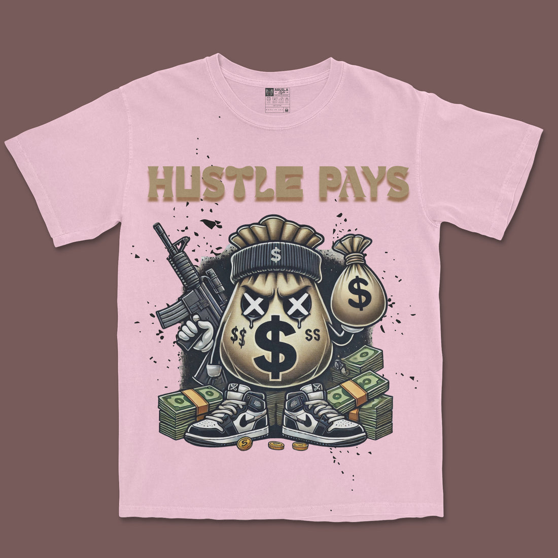 T-SHIRT / Hustle Pays – Stack or Starve Edition