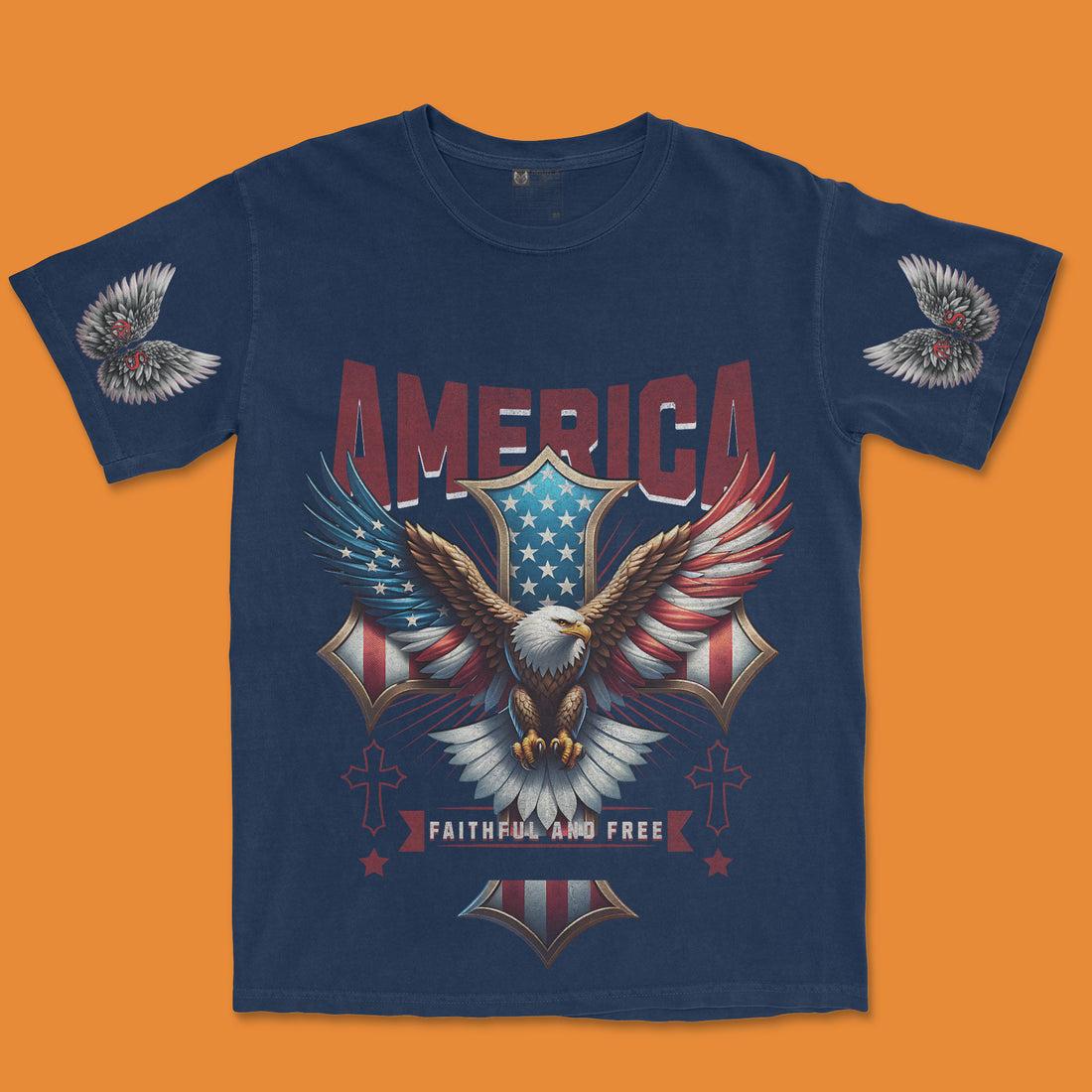 T-SHIRT / AMERICA FAITHFUL AND FREE