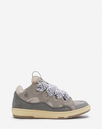 LANVIN - SNEAKER LEATHER CURB SNEAKERS