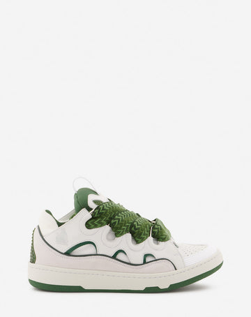 LANVIN - SNEAKER LEATHER CURB SNEAKERS