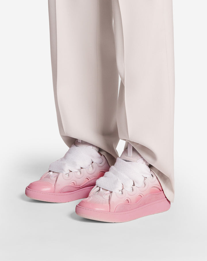 LANVIN - SNEAKER LEATHER CURB SNEAKERS