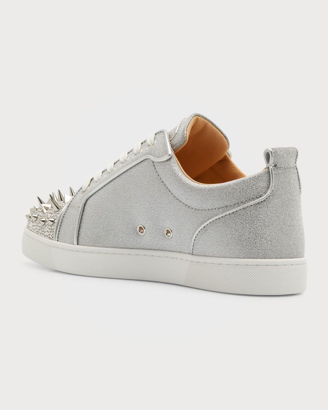 CHRISTIAN LOUBOUTIN - Men's Louis Junior Spiked Glitter Sneakers